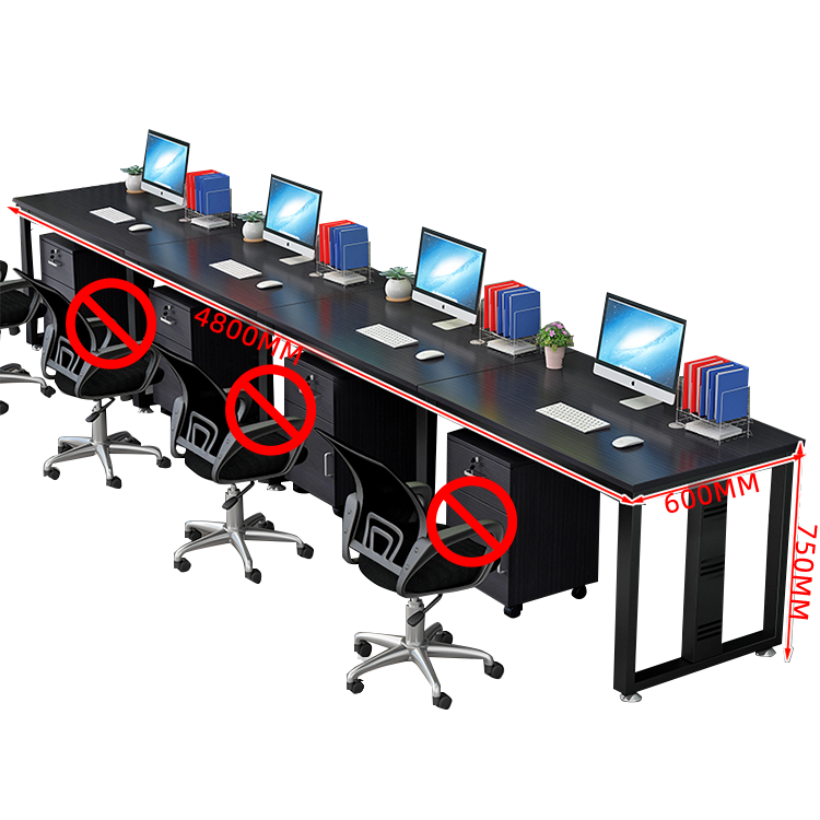 オフィスデスク デスク ワークデスク 自由組み合わせデスク 配線穴付き 錠付き 快適なチェア 厚手の天板 炭素鋼フレーム アジャスター 優れた機能性 厚手 シンプル 快適 カスタマイズ可能 YGZ-N023