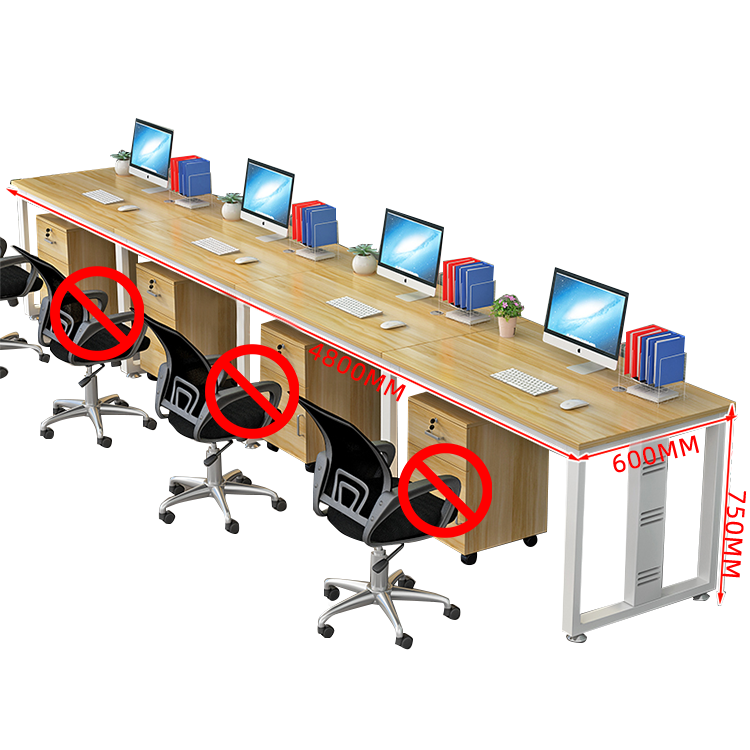 オフィスデスク デスク ワークデスク 自由組み合わせデスク 配線穴付き 錠付き 快適なチェア 厚手の天板 炭素鋼フレーム アジャスター 優れた機能性 厚手 シンプル 快適 カスタマイズ可能 YGZ-N023