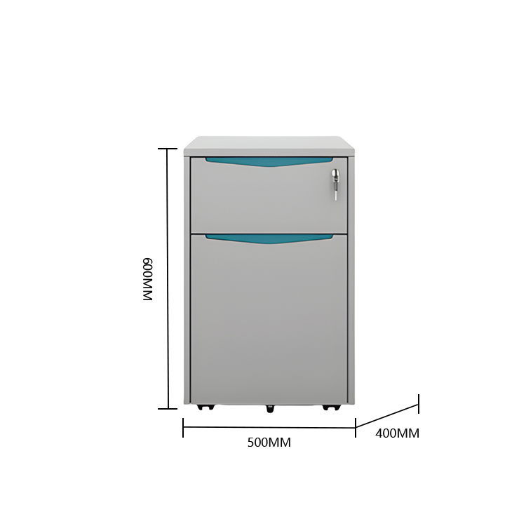 オフィスデスク パソコンデスク 事務机 作業机 ワークデスク 事務用 仕事用 丈夫な脚 サイドワゴン 広い天板 下肢空間 大容量収納 厚手の天板 洗練 おしゃれ グレー カスタマイズ可能 YGZ-XG-N001