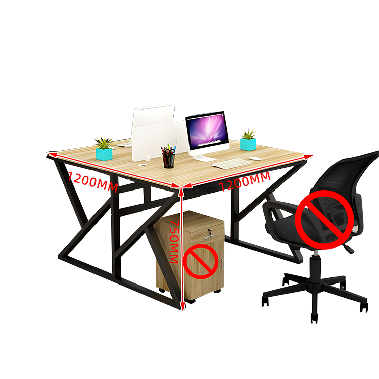 オフィスデスク デスク ワークデスク 自由組み合わせデスク 仕切りパネル 配線穴付き 快適なチェア 厚手の天板 スチール製フレーム 優れた機能性 厚手 シンプル 快適 カスタマイズ可能 YGZ-N024