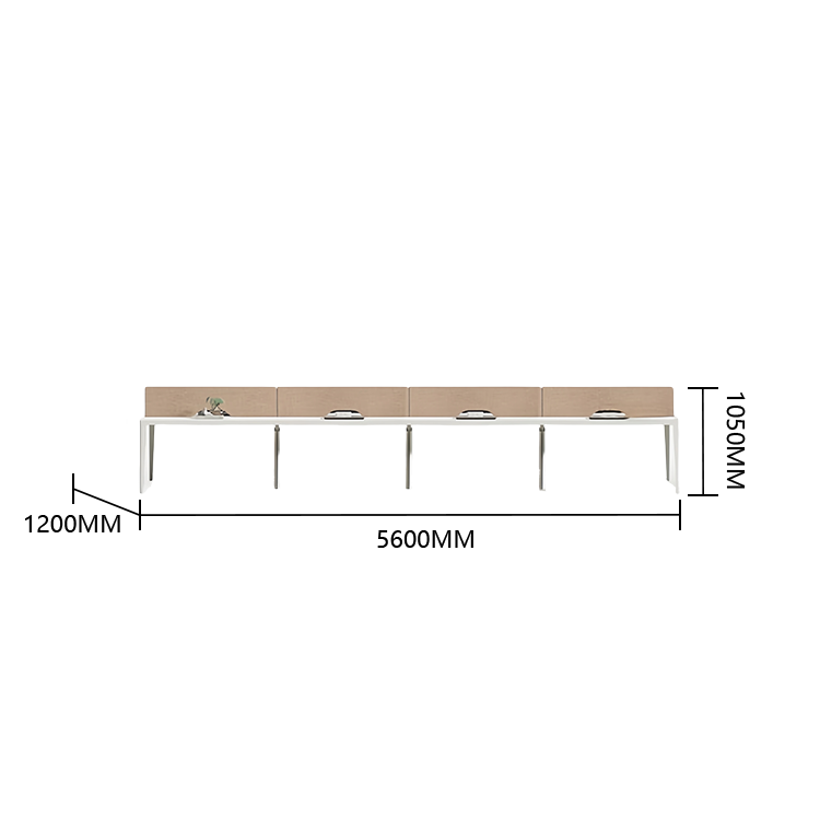 オフィスデスク 作業デスク 社員用デスク パソコンデスク 仕事用 作業用 事務用 丈夫なフレーム 多目的なコンセント YGZ-N064