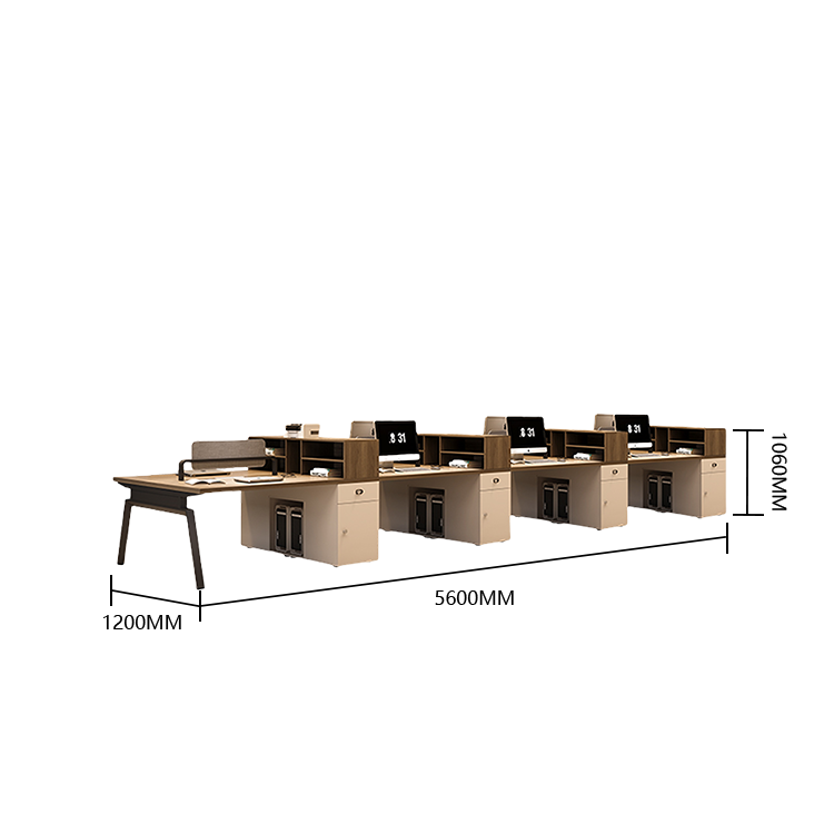 オフィスデスク 事務机 役員デスク 収納ラック 大容量収納 ダイヤル錠 PC収納 トップパネル シンプル ナチュラル YGZ-N060