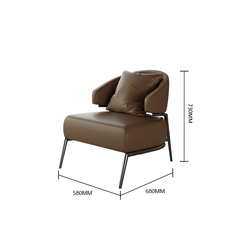 応接セット 受付ソファ 応接チェア リビング用 ローテーブル 1人掛け スチールフレーム 人間工学 おしゃれ ブラウン JDSF-N029