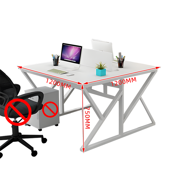 オフィスデスク デスク ワークデスク 自由組み合わせデスク 仕切りパネル 配線穴付き 快適なチェア 厚手の天板 スチール製フレーム 優れた機能性 厚手 シンプル 快適 カスタマイズ可能 YGZ-N024