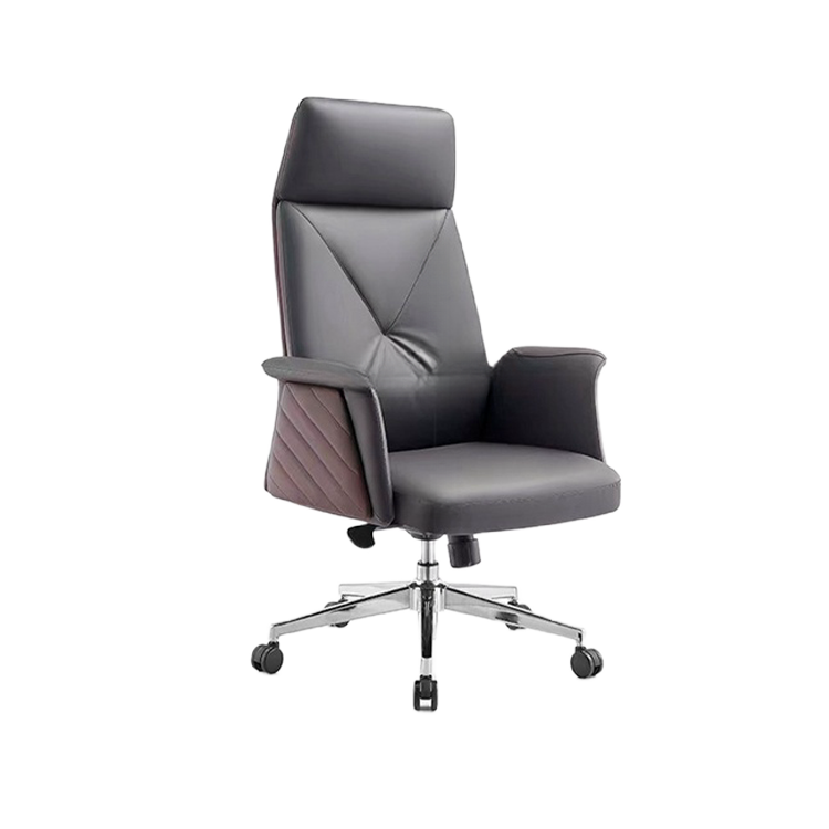 エグゼクティブデスク オフィスデスク 社長机 配線ボックス 大容量収納 レザー張り アルミエッジバンド カスタマイズ可能 LBZ-N034