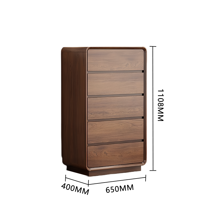 収納キャビネット リビング収納 壁面収納 キャビネット リビング用 家庭用 引き出し 丈夫な脚 R加工 分類収納 巾木 耐久性 厚み 大容量収納 落ち着き シンプル ウォールナット JYCWG-N006