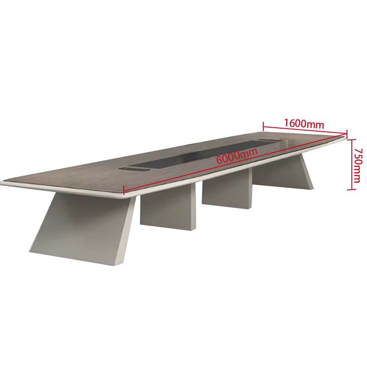 会議テーブル ミーティングテーブル 事務用 会議用 エコボード 焼付塗装 エッジ加工 R仕上げ シンプル カスタマイズ可能 HYZ-N004