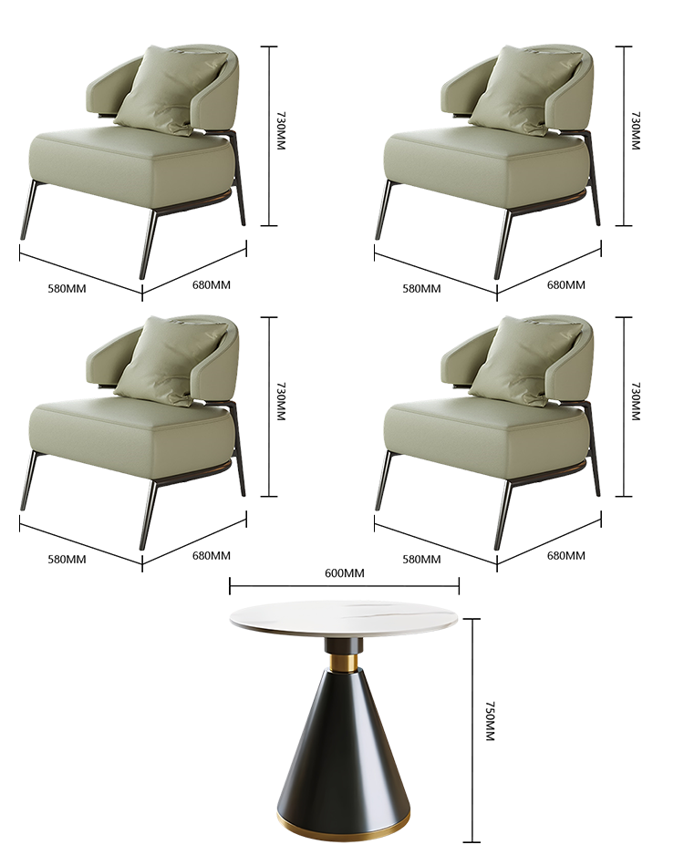 応接セット 受付ソファ 応接チェア リビング用 ローテーブル 1人掛け スチールフレーム 人間工学 おしゃれ ブラウン JDSF-N029