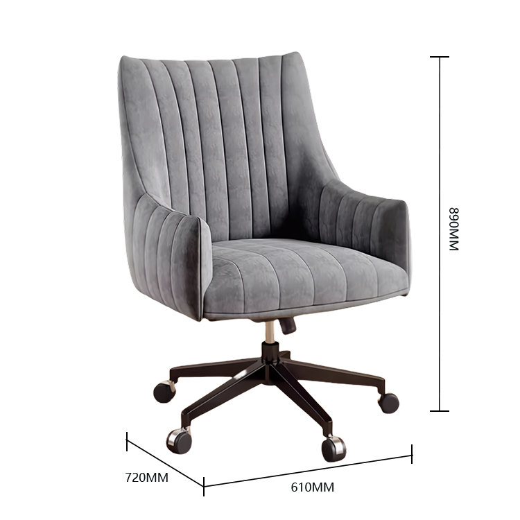 作業用チェア 作業椅子 椅子 パソコンチェア ワークチェア フィット感 PUレザー 安定性 柔らか 快適 オレンジ DNY-N001