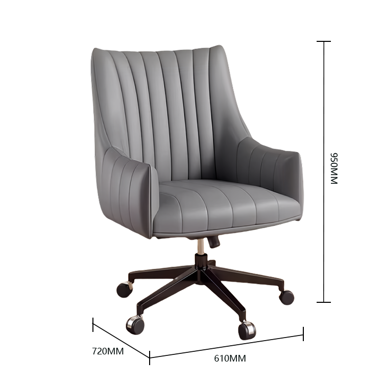 作業用チェア 作業椅子 椅子 パソコンチェア ワークチェア フィット感 PUレザー 安定性 柔らか 快適 オレンジ DNY-N001