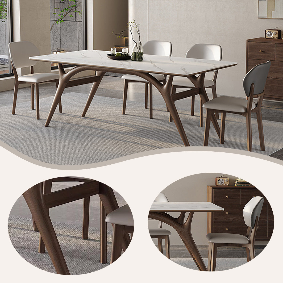 ダイニングテーブル 長方形 食卓 リビングテーブル 食事用 セラミック シンプル おしゃれ ホワイト カスタマイズ可能 CZ-N027