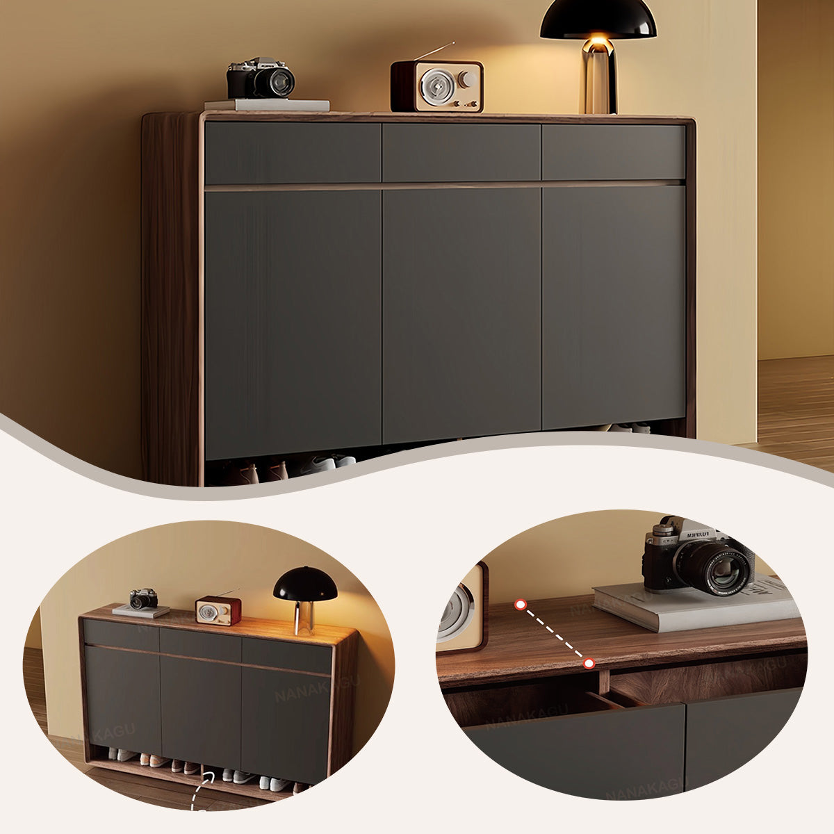 キャビネット,下駄箱,薄型,玄関用,リビング用,大容量,引き出し収納