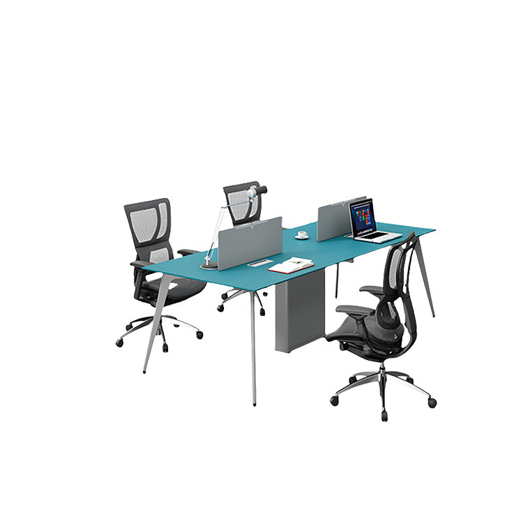 オフィスデスク パソコンデスク 事務机 作業机 ワークデスク 事務用 仕事用 丈夫な脚 サイドワゴン 広い天板 下肢空間 大容量収納 厚手の天板 洗練 おしゃれ グレー カスタマイズ可能 YGZ-XG-N001