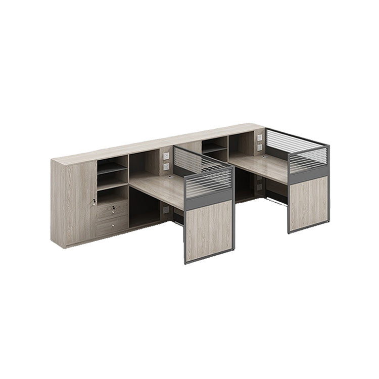 オフィスデスク ワークデスク 作業机 鍵付き パーティション サイド収納棚 大容量収納 洗練 おしゃれ カスタマイズ可能 YGZ-N055
