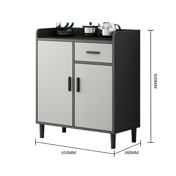 収納キャビネット リビング収納 壁面収納 収納棚 台所用 リビング用 引き出し 取っ手付き スペースグレー JYCWG-N004