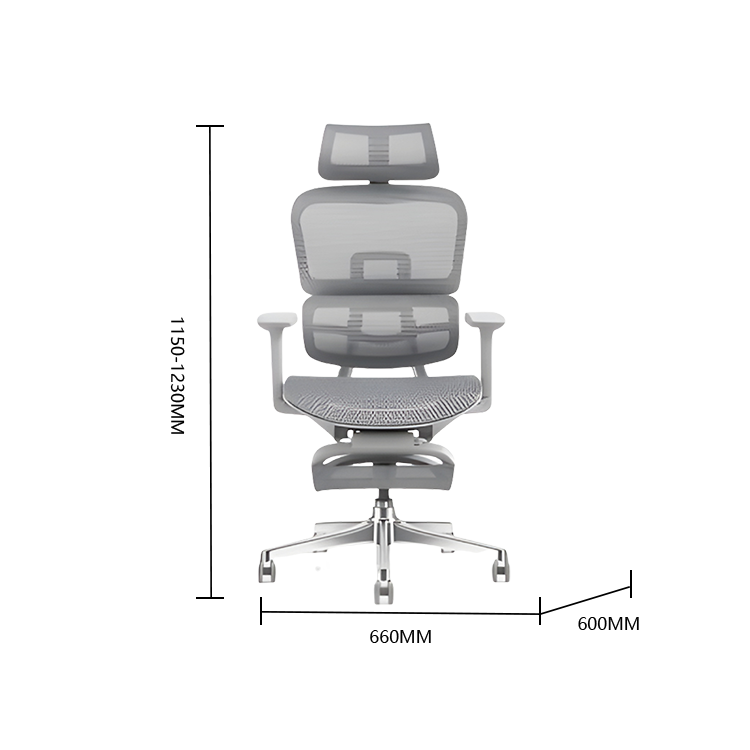 回転チェア おしゃれなチェア オフィスチェア パソコンチェア ワークチェア 事務用 役員用 オフィス用 4Dアームレスト ロッキング機能 フットレスト付き 通気性 機能性 高品質 ブラック カスタマイズ可能 BGY-SY-N003