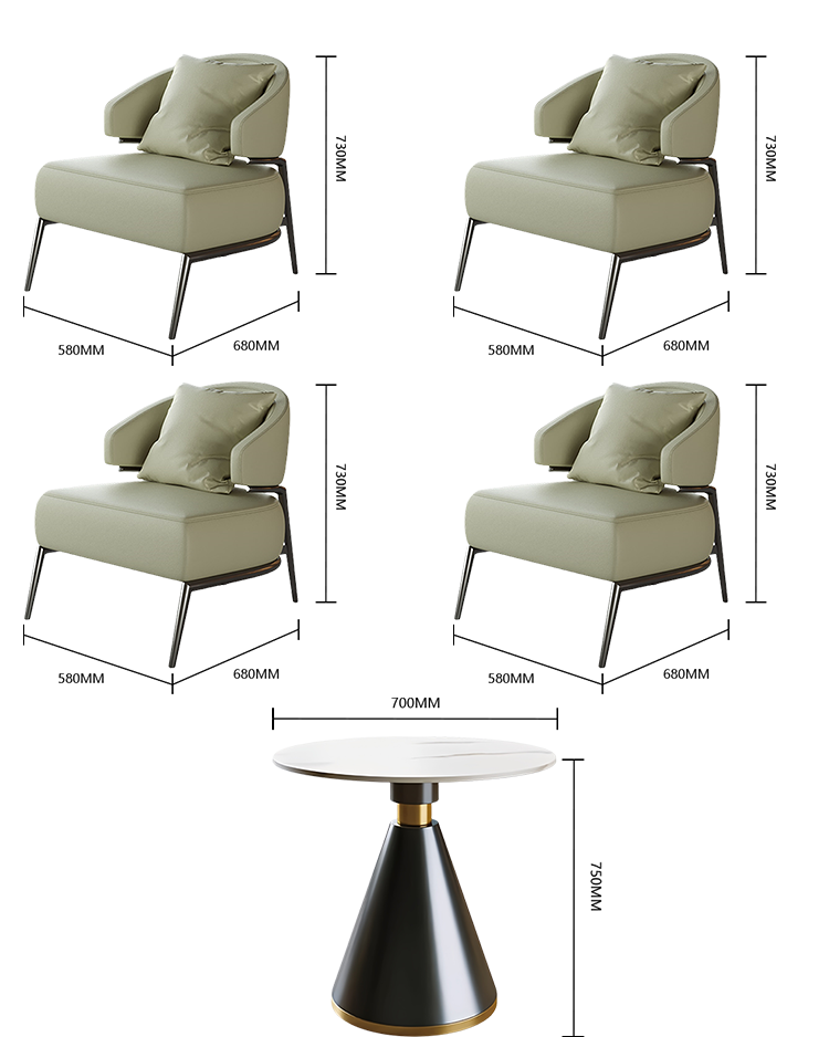 応接セット 受付ソファ 応接チェア リビング用 ローテーブル 1人掛け スチールフレーム 人間工学 おしゃれ ブラウン JDSF-N029