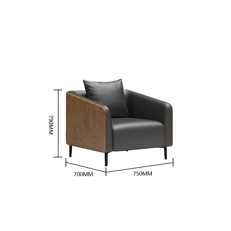 応接セット ローソファー 1人掛け 3人掛け 待合用 スチール脚 天然木 シンプル おしゃれ ブラウン カスタマイズ可能 JDSF-N021