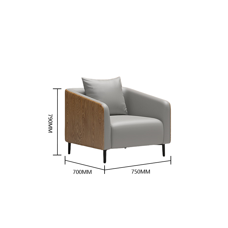 応接セット ローソファー 1人掛け 3人掛け 待合用 スチール脚 天然木 シンプル おしゃれ ブラウン カスタマイズ可能 JDSF-N021