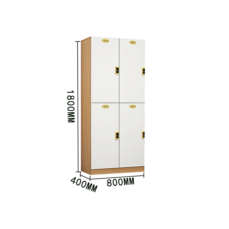 木製ロッカー 収納棚 ロッカー ジム 電子センサー式ロック 鍵付き 大容量収納 モダン ナチュラル カスタマイズ可能 BGCWG-N022