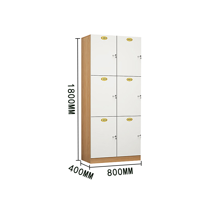 木製ロッカー 収納棚 ロッカー ジム 電子センサー式ロック 鍵付き 大容量収納 モダン ナチュラル カスタマイズ可能 BGCWG-N022