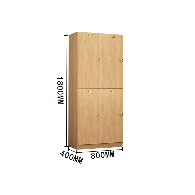 木製ロッカー 収納棚 ロッカー ジム 電子センサー式ロック 鍵付き 大容量収納 モダン ナチュラル カスタマイズ可能 BGCWG-N022