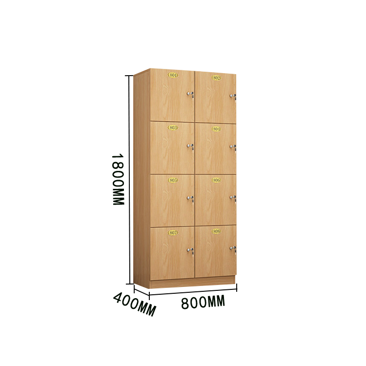 木製ロッカー 収納棚 ロッカー ジム 電子センサー式ロック 鍵付き 大容量収納 モダン ナチュラル カスタマイズ可能 BGCWG-N022