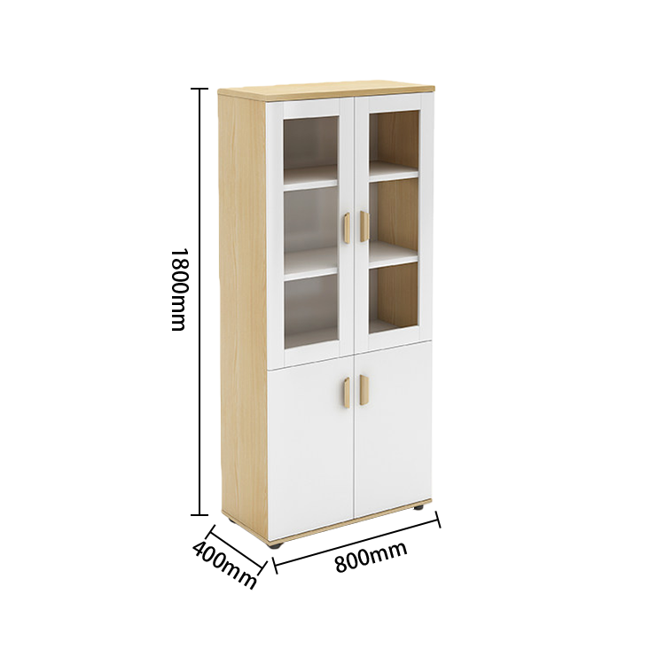 役員用家具 木製キャビネット ファイル収納 書類棚 オフィスキャビネット 大容量収納 ウォールナット カスタマイズ可能 BGCWG-N069