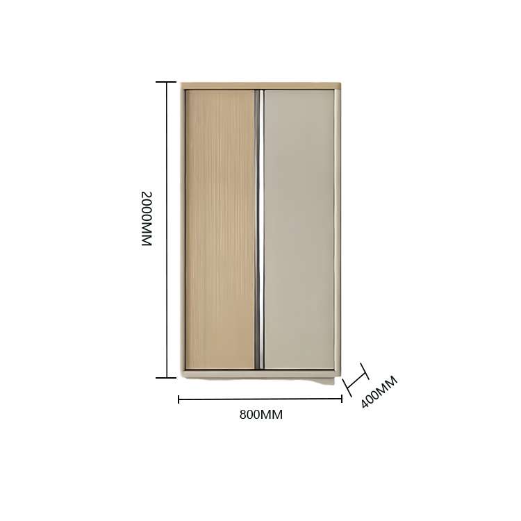 木製キャビネット オフィスキャビネット 収納ラック 多段式 ワードローブ付 LEDライト 大容量収納 カスタマイズ可能 BGCWG-N031