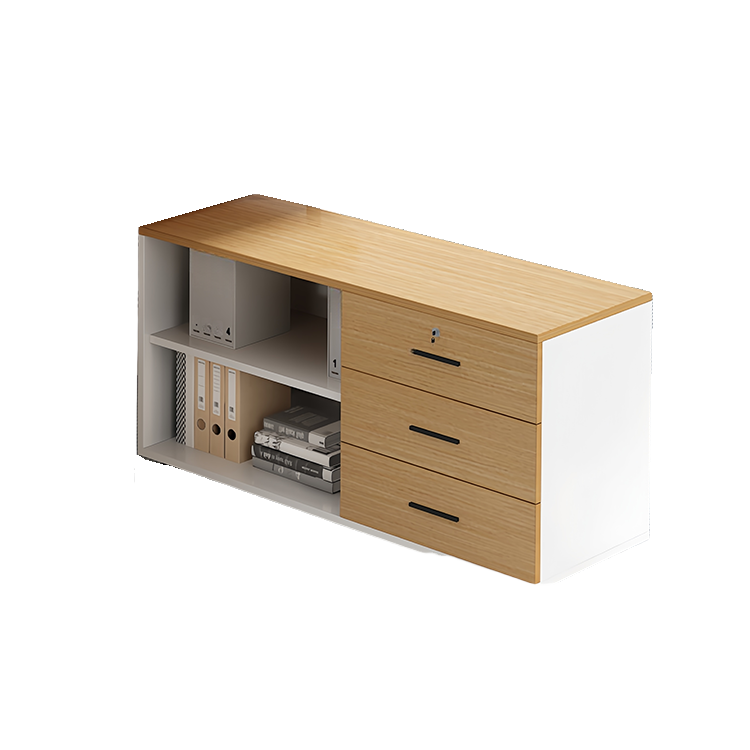 サイドワゴン キャビネット チェスト 引き出し 大容量収納 鍵付き 棚板調節可能 キャスター ブラック カスタマイズ可能 BGCWG-N055