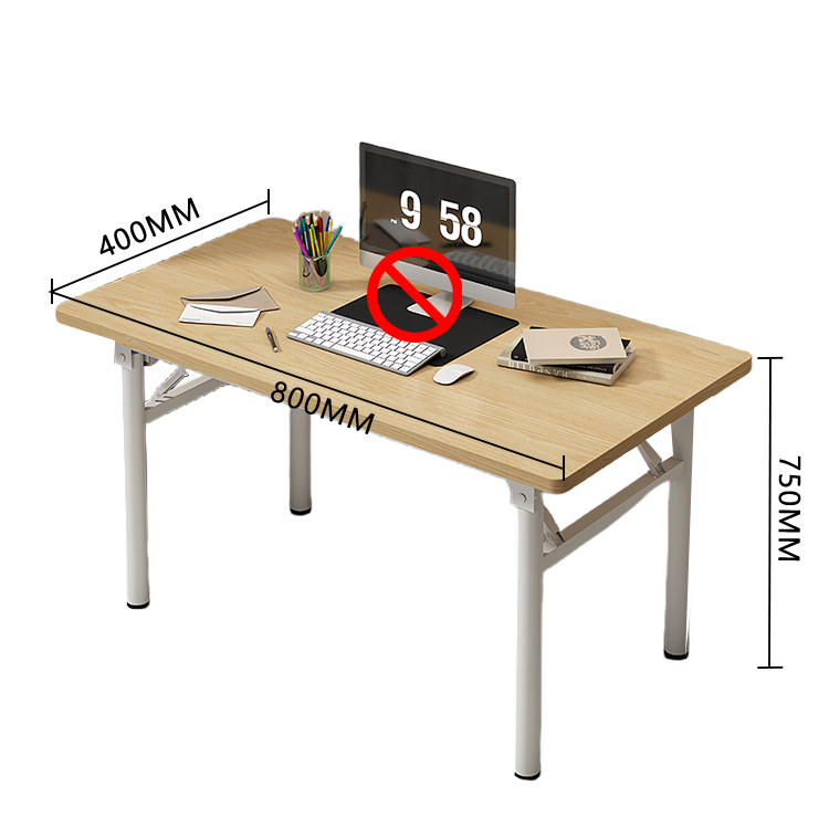 パソコンデスク デスク 学習デスク 研修用デスク 子供用 作業用 折りたたみ アジャスター 使い勝手 簡素 ホワイト XXZ-N001