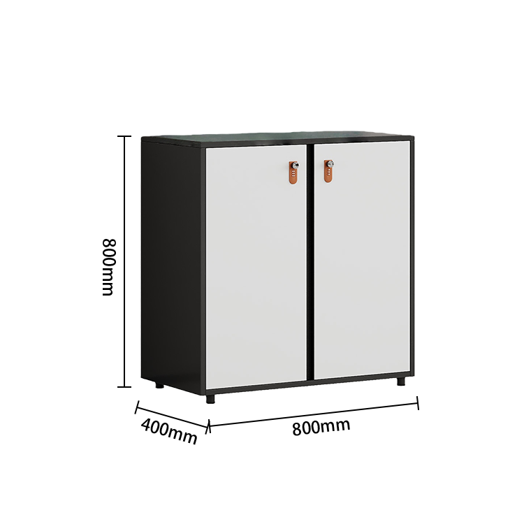 多目的な収納 オフィスキャビネット 作業用 大容量収納 ダイヤル錠付き 扉収納 簡素 落ち着き ホワイト カスタマイズ可能 BGCWG-N059