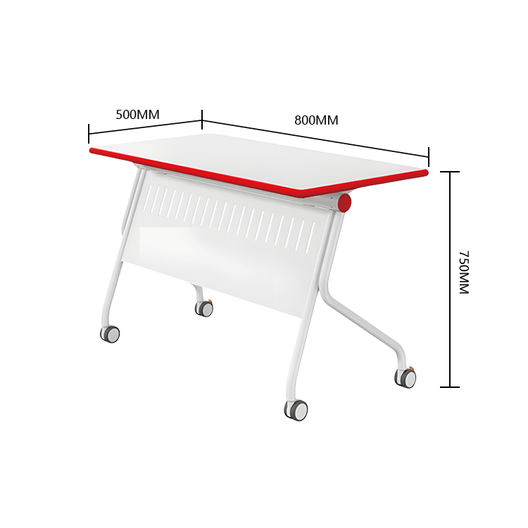 会議テーブル 大中型会議テーブル ミーティングテーブル 折りたたみ可能なテーブル 会議室用 事務用 商談用 キャスター付き 折りたたみ 便利 頑丈 シンプル ホワイト カスタマイズ可能 HYZ-PXZ-N002