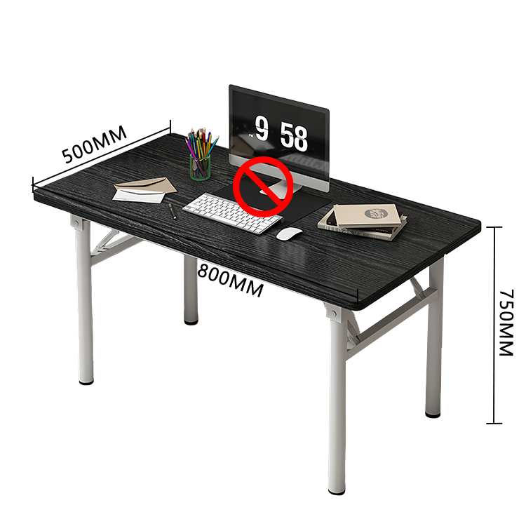 パソコンデスク デスク 学習デスク 研修用デスク 子供用 作業用 折りたたみ アジャスター 使い勝手 簡素 ホワイト XXZ-N001