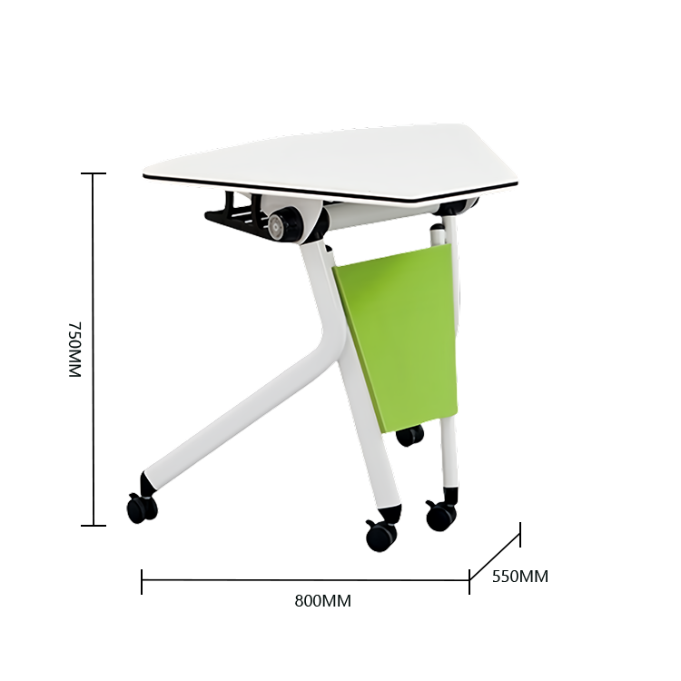 会議テーブル 中型会議テーブル ミーティングテーブル 折りたたみ可能なテーブル 会議室用 事務用 商談用 収納棚 キャスター 折りたたみ コンパクト 幕板付き 便利 丈夫 シンプル ホワイト カスタマイズ可能 HYZ-N038