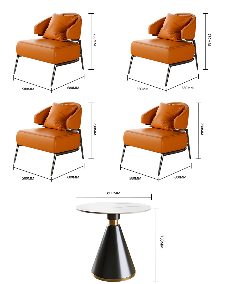 応接セット 受付ソファ 応接チェア リビング用 ローテーブル 1人掛け スチールフレーム 人間工学 おしゃれ ブラウン JDSF-N029