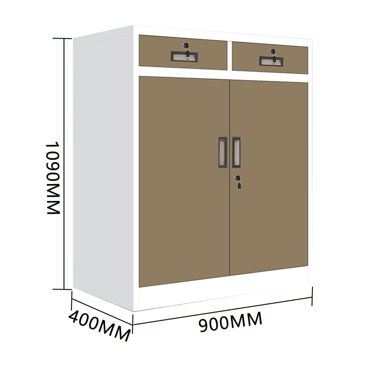 キャビネット スチールキャビネット 分類収納 大容量収納 鍵付き 引き戸 可動棚板 ガラス ホワイト カスタマイズ可能 BGCWG-N026