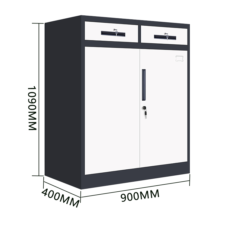 キャビネット スチールキャビネット 分類収納 大容量収納 鍵付き 引き戸 可動棚板 ガラス ホワイト カスタマイズ可能 BGCWG-N026