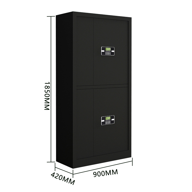 スチール製キャビネット 金庫 ロッカー 暗証番号式鍵 大容量収納 警報システム 可動板棚 安全 カスタマイズ可能 BGCWG-N024