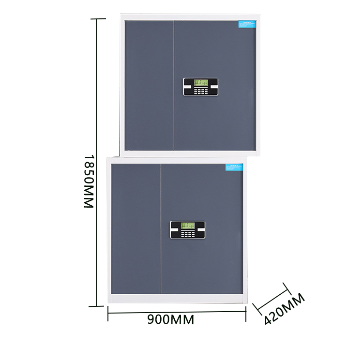 スチール製キャビネット 金庫 ロッカー 暗証番号式鍵 大容量収納 警報システム 可動板棚 安全 カスタマイズ可能 BGCWG-N024