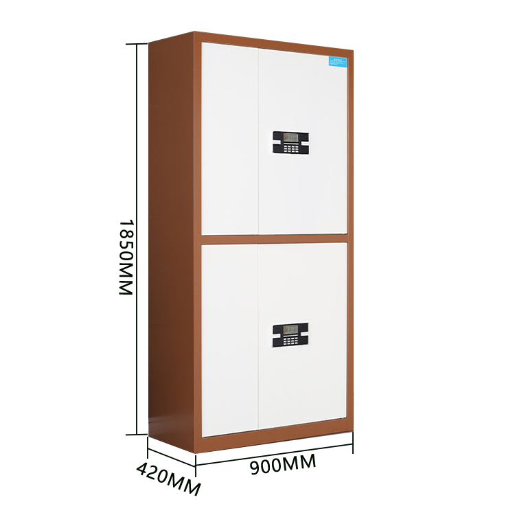 スチール製キャビネット 金庫 ロッカー 暗証番号式鍵 大容量収納 警報システム 可動板棚 安全 カスタマイズ可能 BGCWG-N024