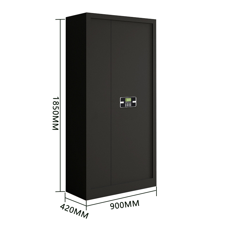 スチール製キャビネット 金庫 ロッカー 暗証番号式鍵 大容量収納 警報システム 可動板棚 安全 カスタマイズ可能 BGCWG-N024