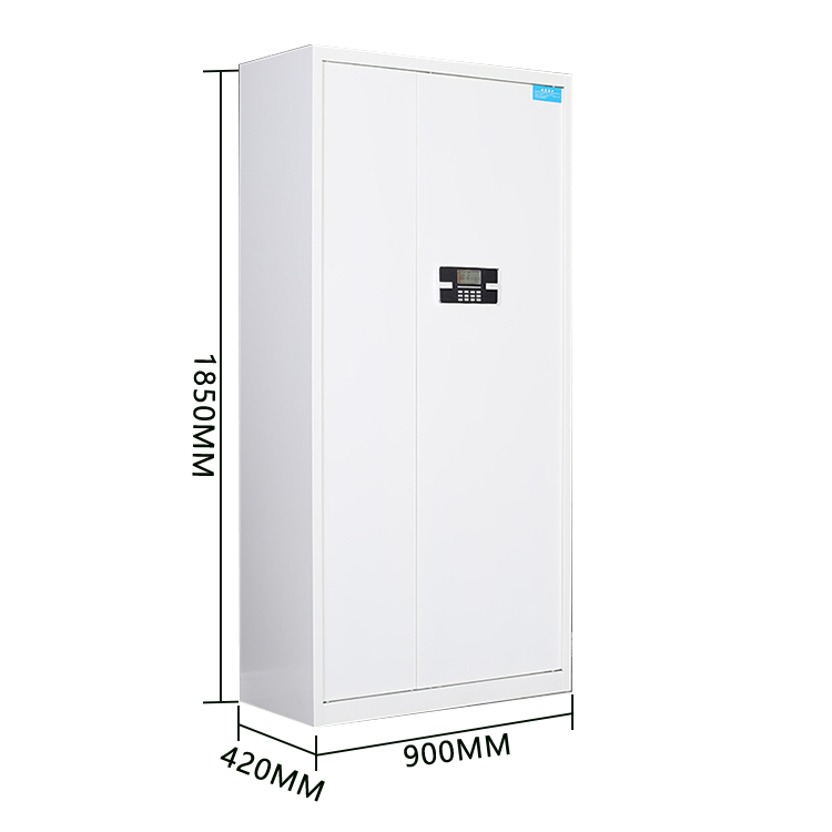 スチール製キャビネット 金庫 ロッカー 暗証番号式鍵 大容量収納 警報システム 可動板棚 安全 カスタマイズ可能 BGCWG-N024