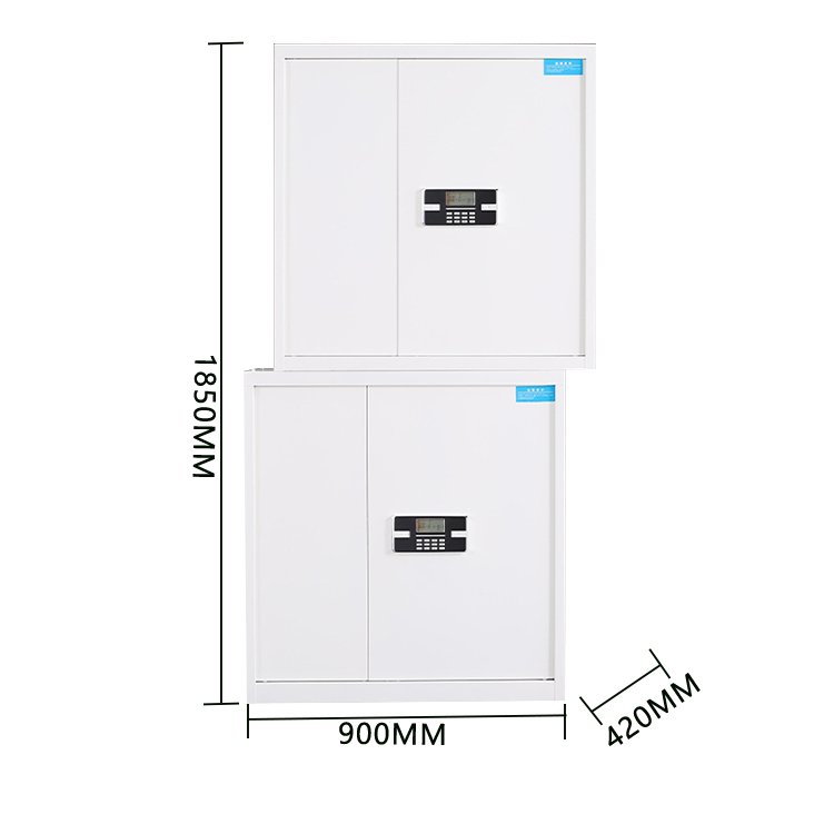 スチール製キャビネット 金庫 ロッカー 暗証番号式鍵 大容量収納 警報システム 可動板棚 安全 カスタマイズ可能 BGCWG-N024