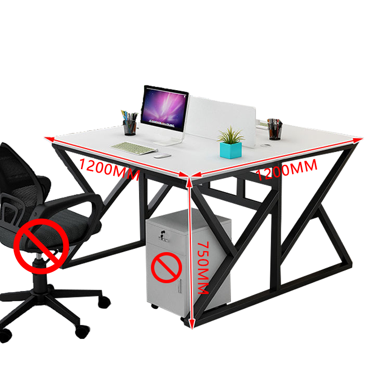 オフィスデスク デスク ワークデスク 自由組み合わせデスク 仕切りパネル 配線穴付き 快適なチェア 厚手の天板 スチール製フレーム 優れた機能性 厚手 シンプル 快適 カスタマイズ可能 YGZ-N024