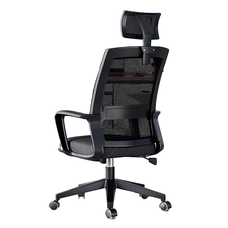 事務椅子 デスクチェア オフィスチェア 役員用 アームレスト付き キャスター 人間工学 厚手 耐荷重性 高品質 ブラック BGY-N012