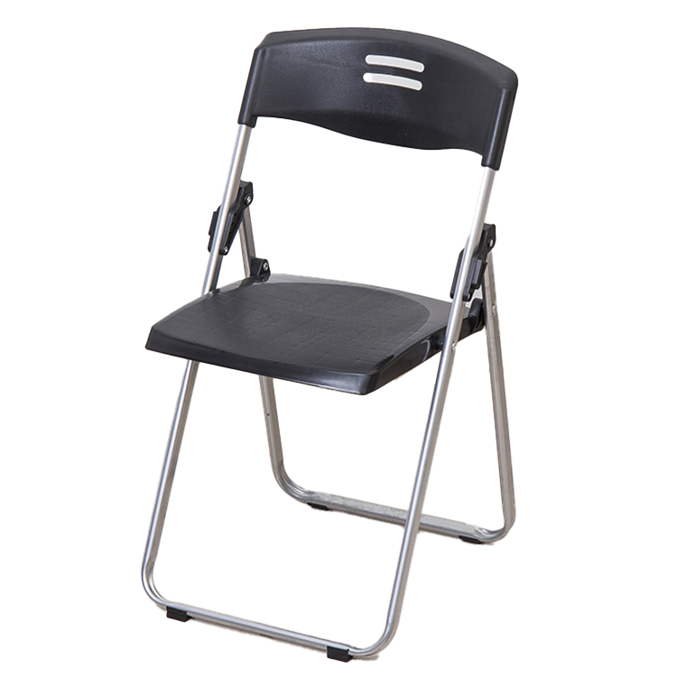 デスクチェア 会議チェア 折りたたみチェア 研修会 収納スペース メモ台 省スペース 安定性 ブブラック シンプル BGY-N020