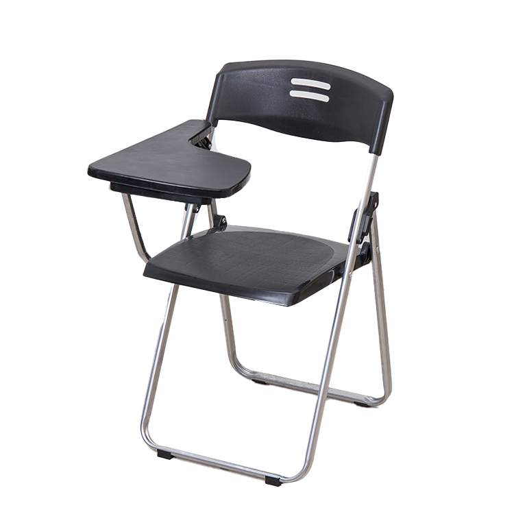 デスクチェア 会議チェア 折りたたみチェア 研修会 収納スペース メモ台 省スペース 安定性 ブブラック シンプル BGY-N020