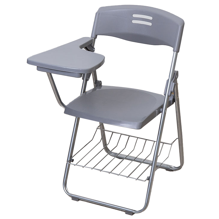 デスクチェア 会議チェア 折りたたみチェア 研修会 収納スペース メモ台 省スペース 安定性 ブブラック シンプル BGY-N020