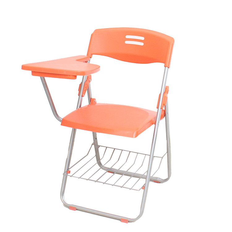 デスクチェア 会議チェア 折りたたみチェア 研修会 収納スペース メモ台 省スペース 安定性 ブブラック シンプル BGY-N020